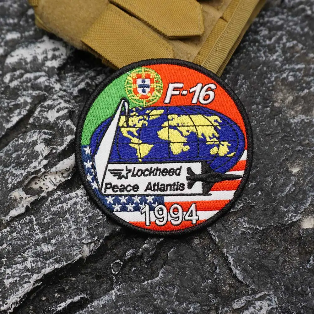 رقعة دائرية مطرزة مع حدود ميرو، زينة قابلة للخياطة للملابس والإكسسوارات