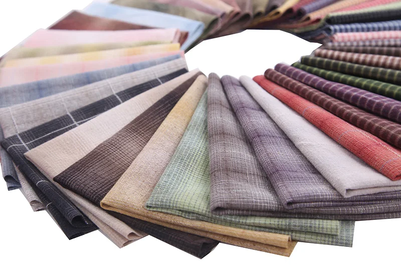 24*34cm Baumwolle Garn Gefärbt Japanischen Stoff Material Handwerk Patchwork Geldbörse Quilten bundles Stoff Applique Nähen Puppe Tuch – Detail 5