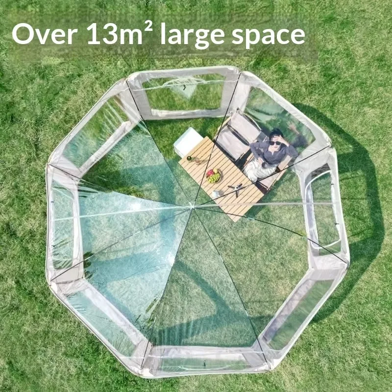 Bubble Room Restaurant Starry Sky Dome Tent Transparent Bubble House Quick Installation Waterproof Outdoor Camping Hotel Outdoor