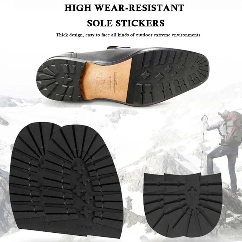 Rubber Soles Insoles for Repair Men Shoes Sole Anti Slip Ground Grip Outsoles Replacement Protector Soling Sheet Material Patch