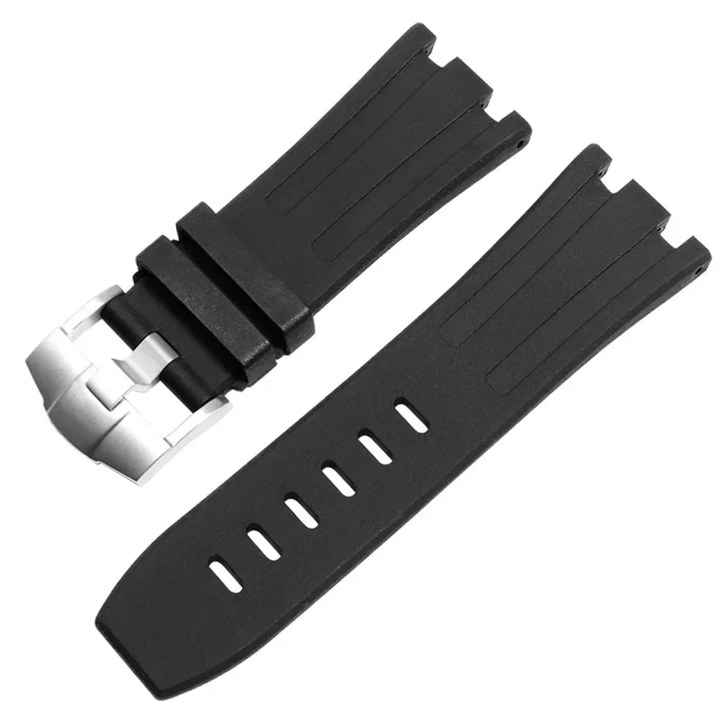 Silicone Watchband for AP Audemars and Piguet Rubber Watch Strap Royal Oak Offshore 26400 Waterproof Sweat-Proof Watch Strap