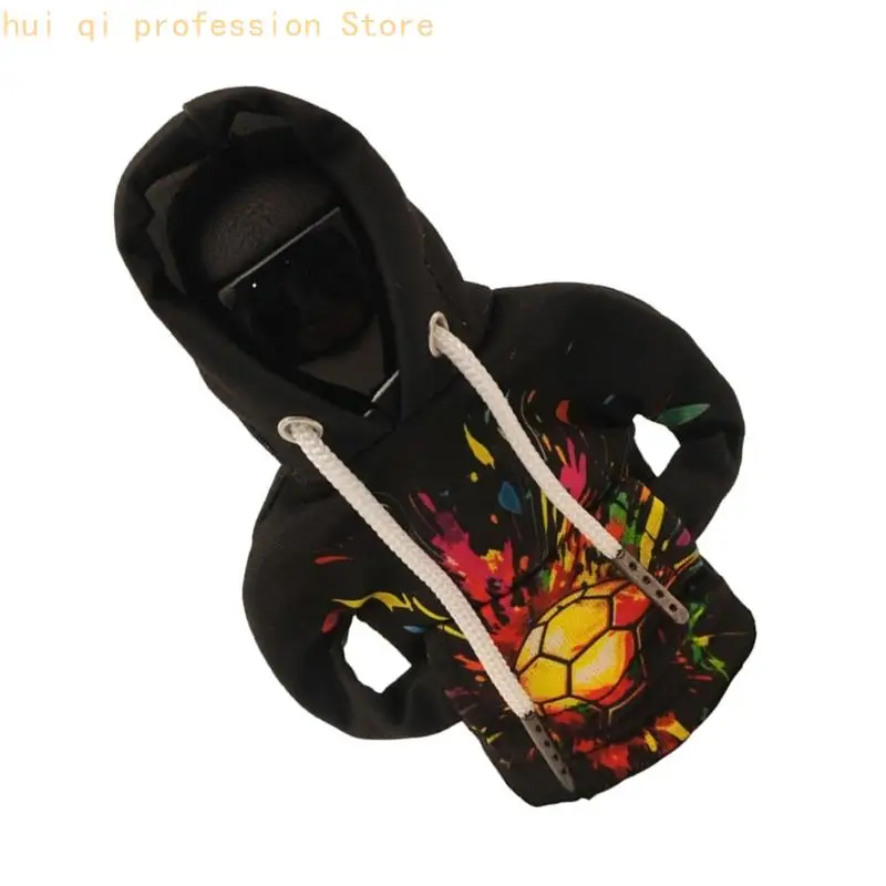 Auto Gear Shifter Hoodie Gearshift Cover Sweatshirt Gearstick Hoodie Cover H8WE – Detail 4