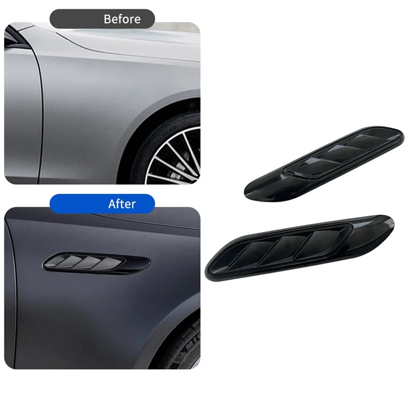 

Well 1Pair Front Fender Air Outlet Trim Cover For C-Class W206 2022+ C200 C260 AMG C63 Side Air Vent Intake