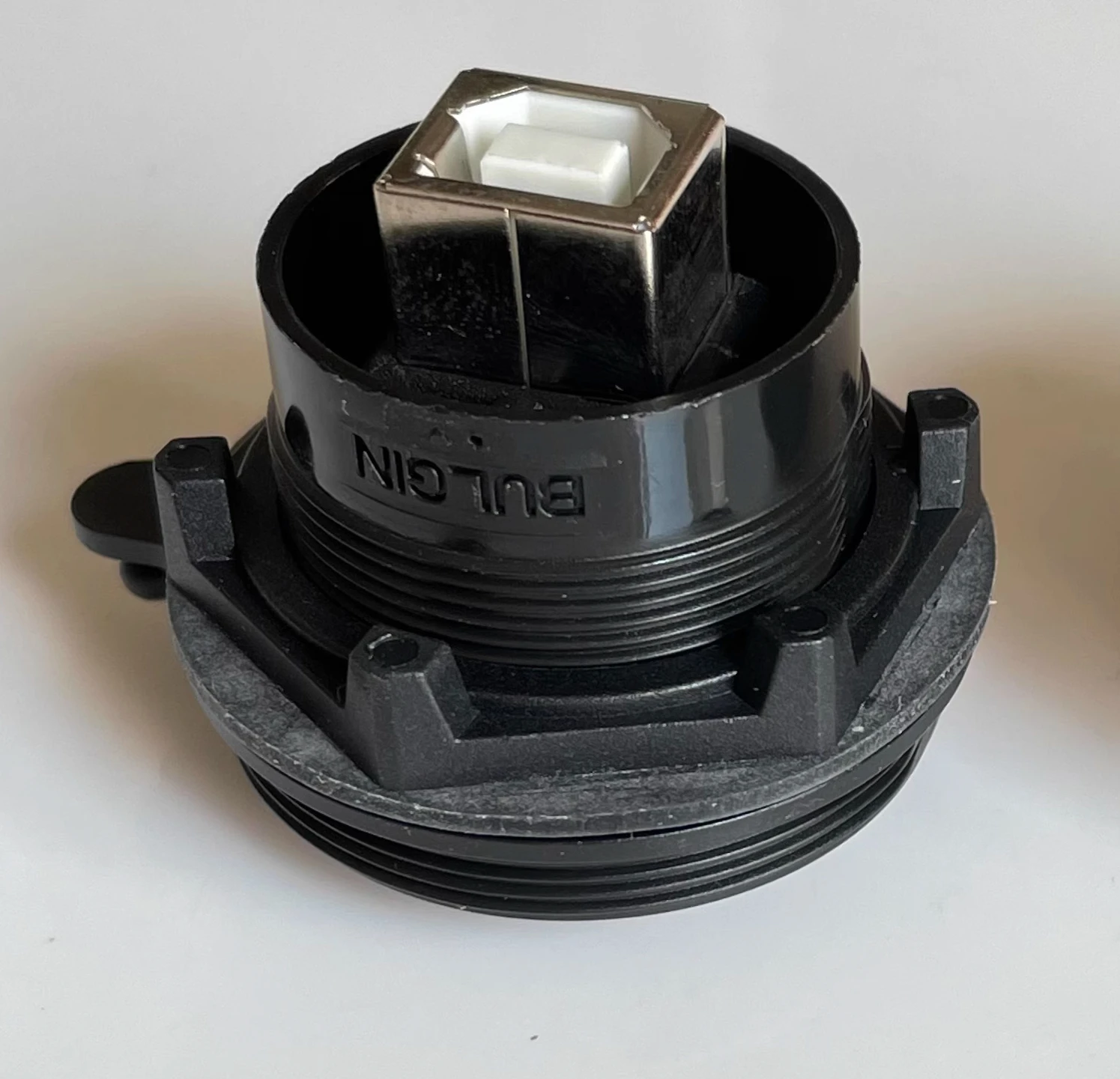 موصل PX0842/A أصلي جديد، فم USB-A مسطح، فم أمامي، تركيب اللوحة الخلفية