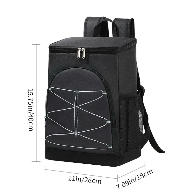 Portable Thermal Lunch Bag Food Box Durable Waterproof Cooler Ice Insulated Case BBQ Camping Oxford Dinner Backpacks Icebox