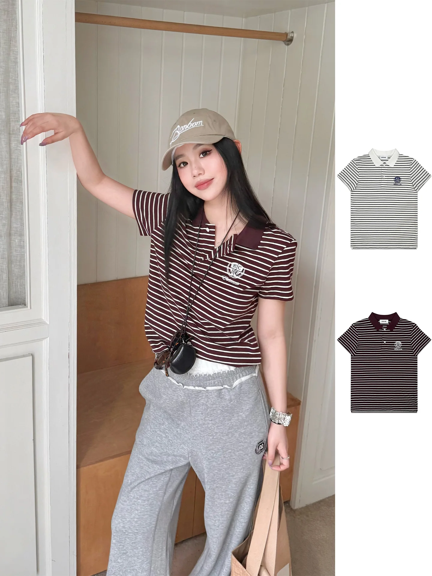 

Футболка ADE 25 Summer Select из чистого хлопка, полосатая, повседневная, свободного кроя...