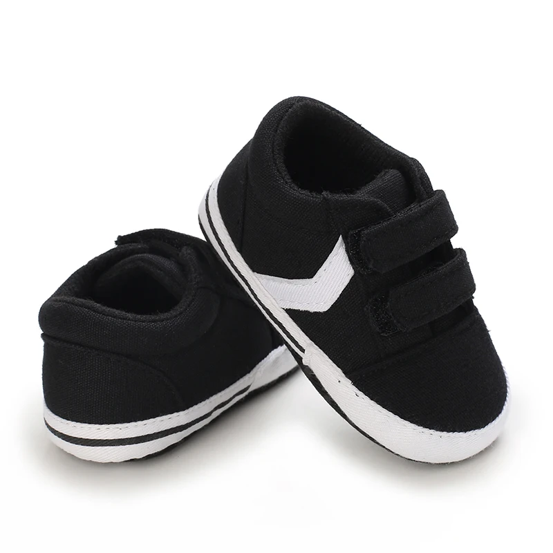 Baby Shoes Boys Canvas Casual Cotton Soft Sole Newborn Walker Toddler Shoe 0-18 Months