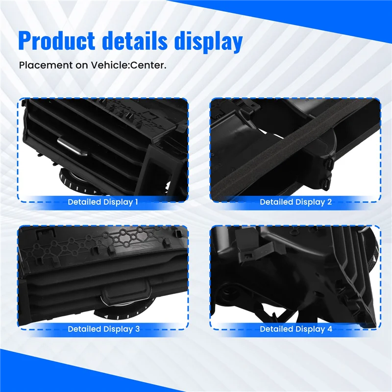 

5NG819728 Car Front Dashboard Center AC Air Vent Outlet For VW Tiguan MK2 2017-2025