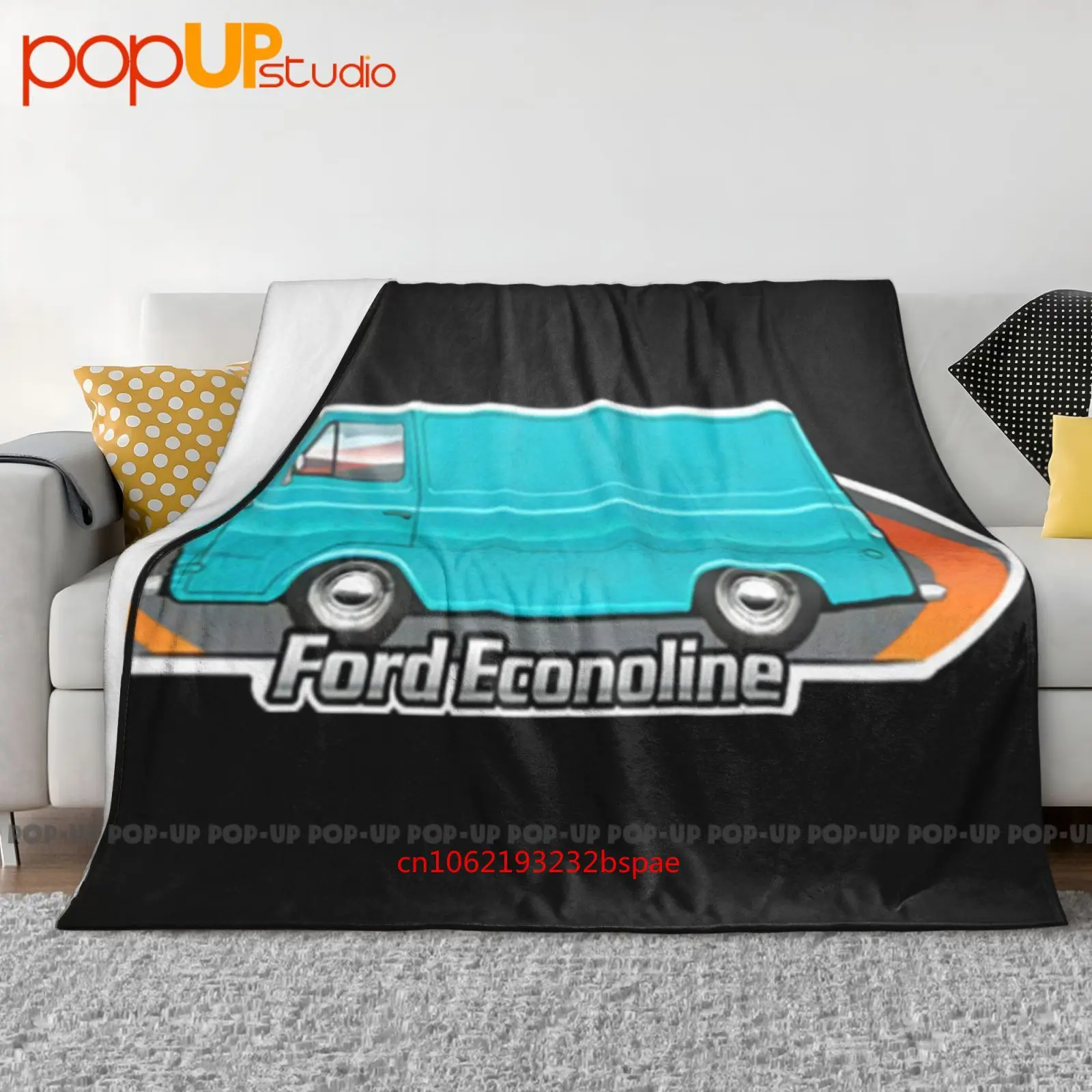 1961 1967 Serie E Econoline Panel Delivery Van N A Manta ultrasuave Edredón Funda de sofá de invierno Fundas de cama