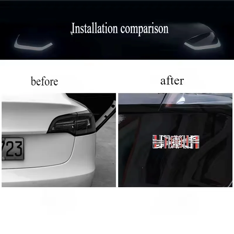3D Metal Letter Tail Badge for Tesla Model 3/Y/S/X Plaid Boot Trunk Fender Badge Emblem Decals Sticker Car Accessorie Body Decal