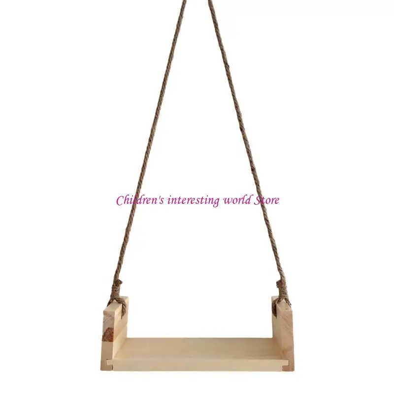 

Детские деревянные качели фотография реквизита картина детская качающаяся цветочная винограда Accesorios 425f