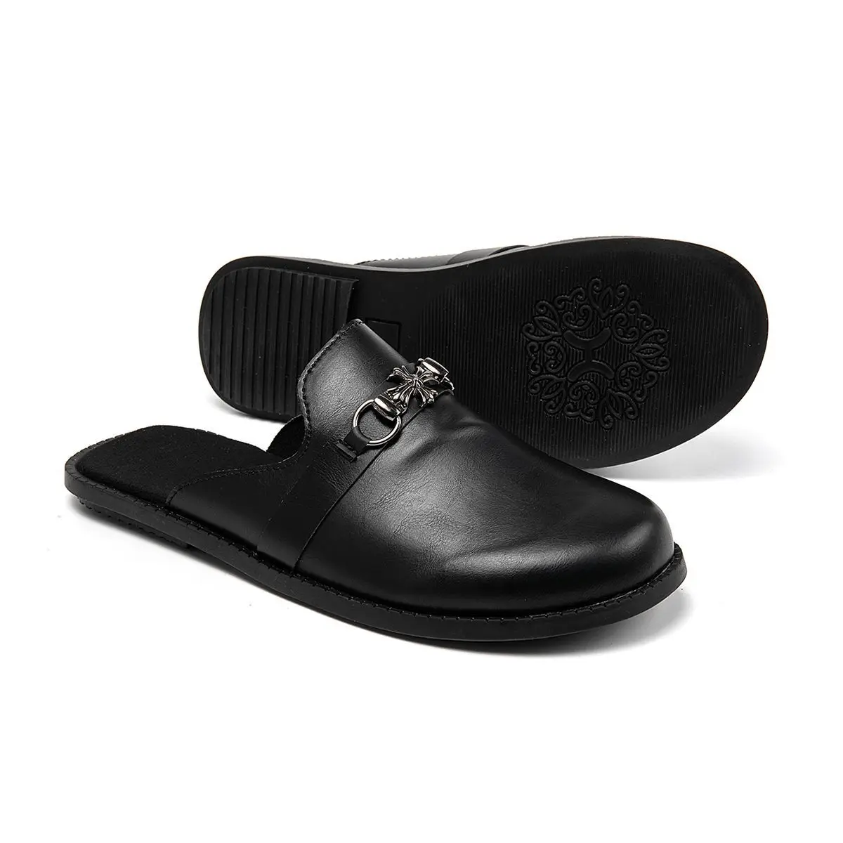 Simple men's slippers lazy pedal men's casual slippers new men's fashion men's slippers light and breathable