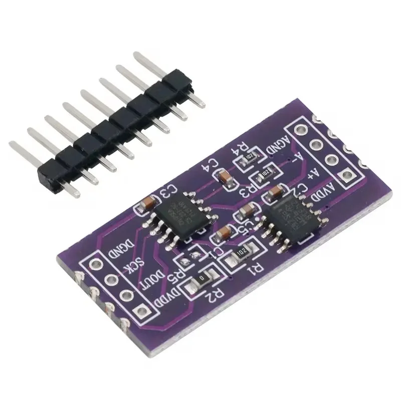 CS1237 24-bit ADC module onboard TL431 external reference chip single-channel weighing sensing 24bit
