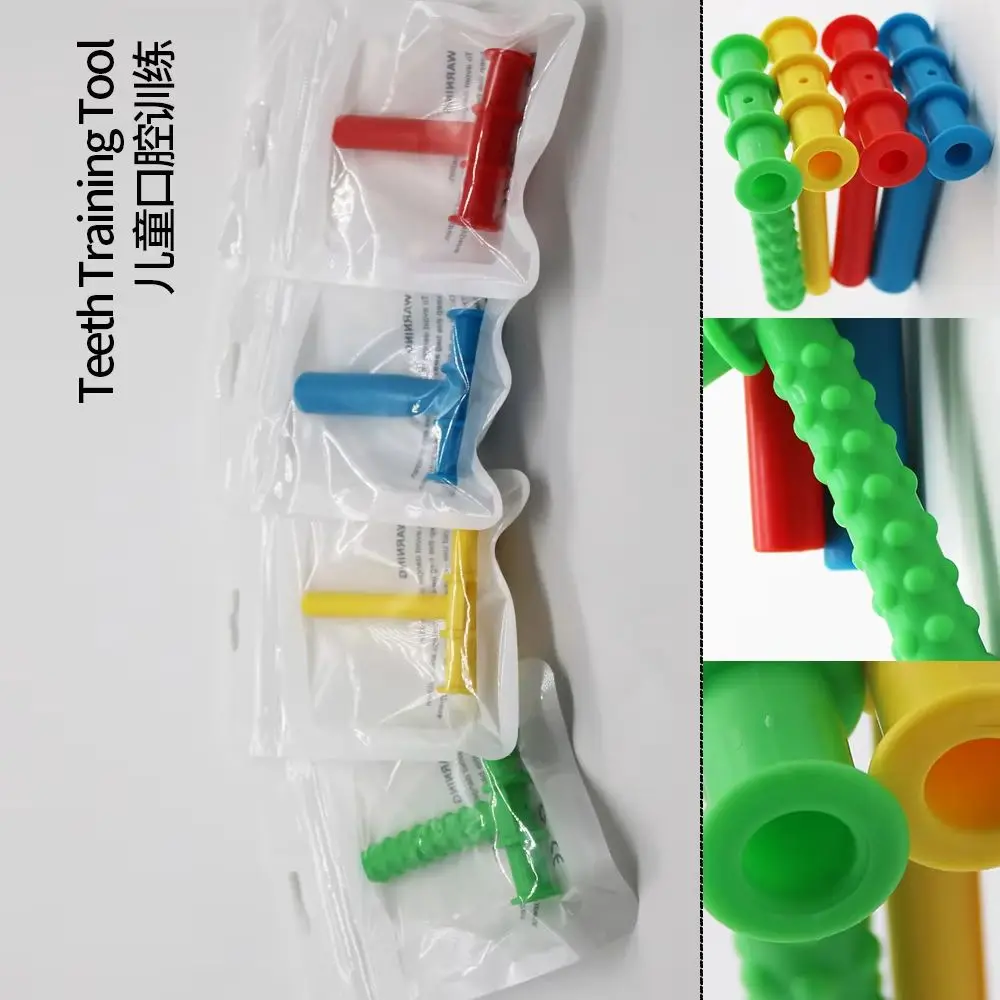 

1Pc Kid Chewing Tube Tips Speech Therapy Teeth Massager Speak Oral Muscle Rehabilitation Train Chewing