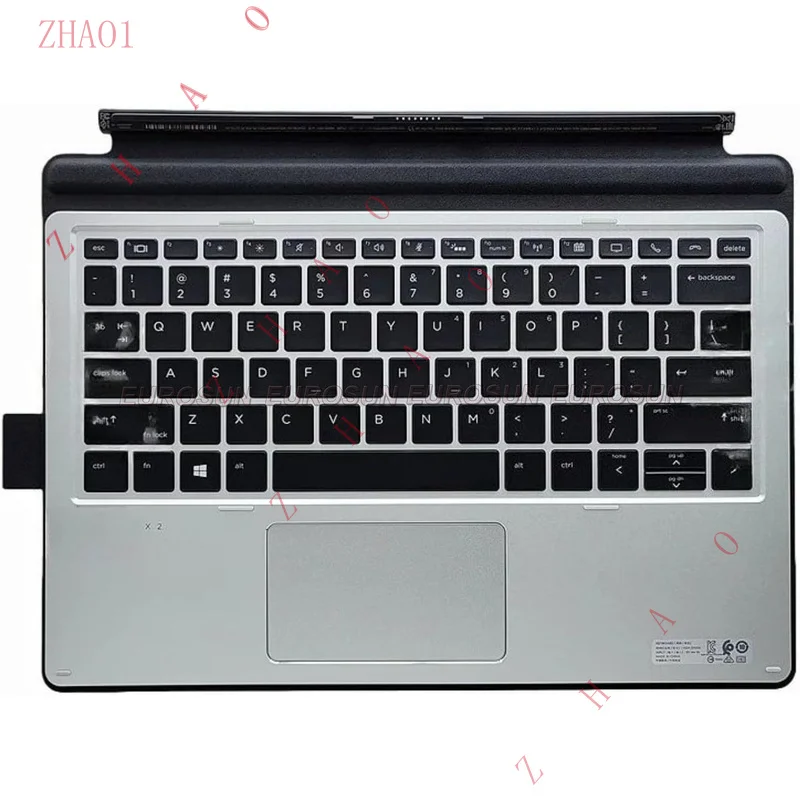 Z  New for HP Elite X2 1012 G2 Palmrest English Tablet Base Keyboard 911747-001