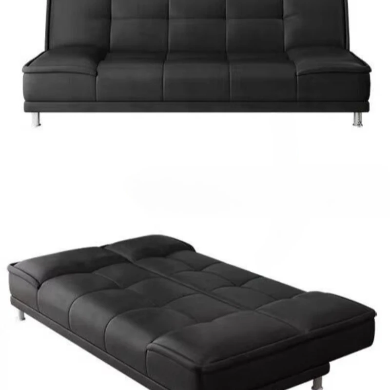 Solid wood folding dual-purpose sofa bed, thickened model, apartment bedroom rental house