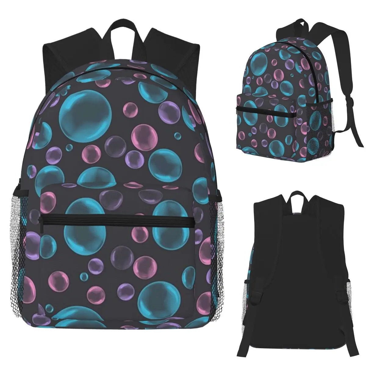 

Bubble Student Backpack School Bag Hiking Travel Daypack for Boys Girls Fashion Bookbag Shoulder Bags