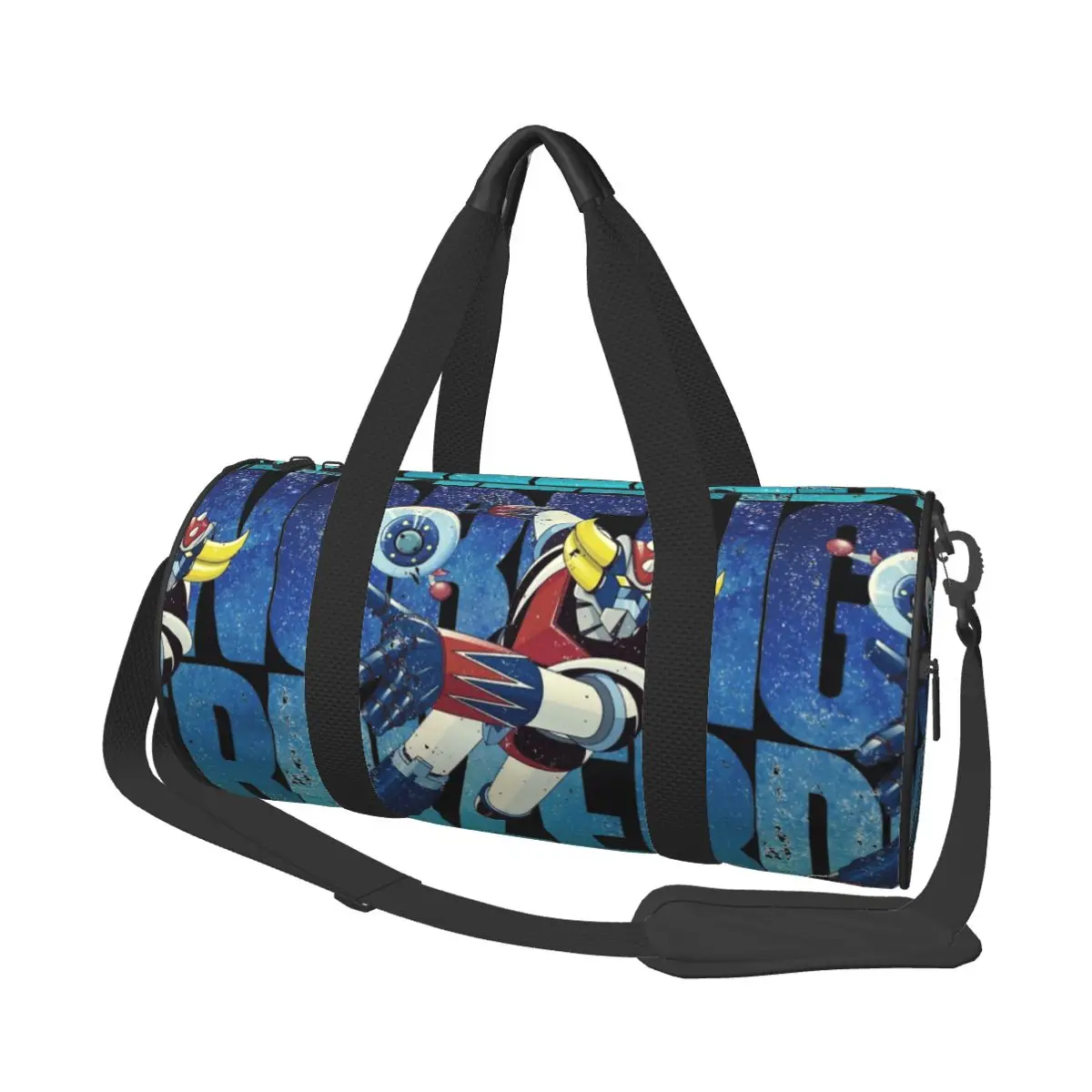 Gym Bag Grendizers UFO Robot Sports Bag Large goldoraks anime Men Women Outdoor Custom Handbag Retro Travel Fitness Bag