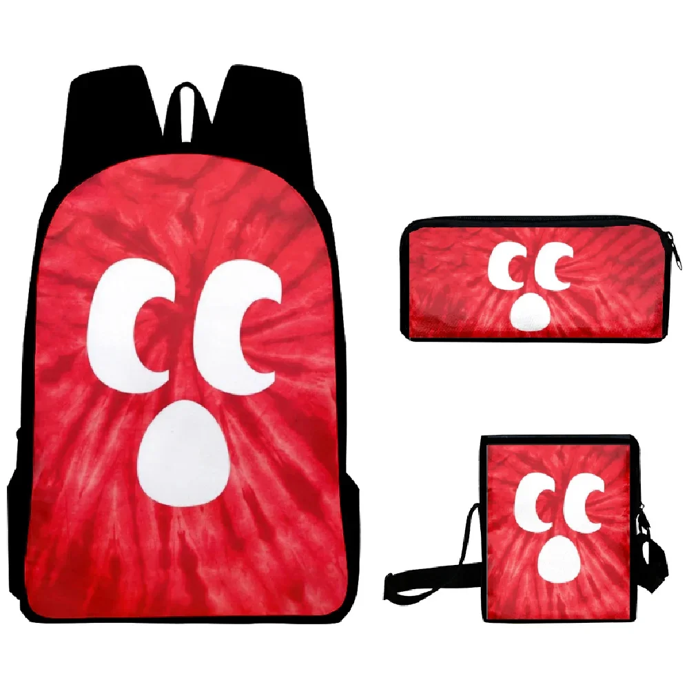 Anime Craftee Face Tie dye School Backpack Laptop Backpack Boys Girls Teens School Bag Travel Bag Mochila Shoulder Bag