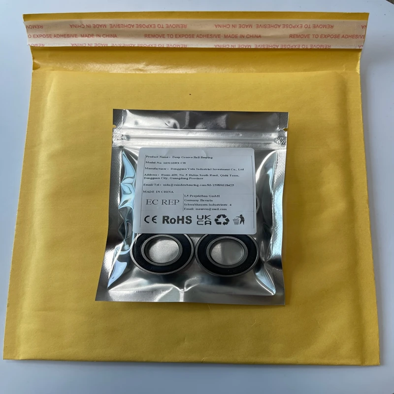 

1PCS 163110RS CB 16x31x10 mm 163110 Bicycle Ball Bearing 163110 2RS Bike Axis Repair Unstandard 6002-2RS