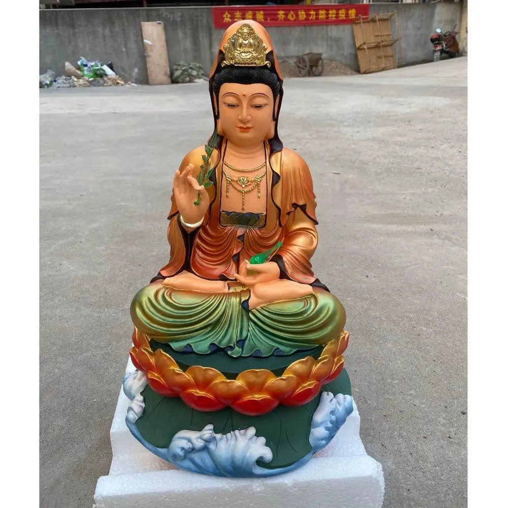 الجملة لوازم البوذية جنوب شرق آسيا مزار المنزل كفاءة شفيع القديس الزينة الله أفالوكيتسفارا غوان يين بوذا #1