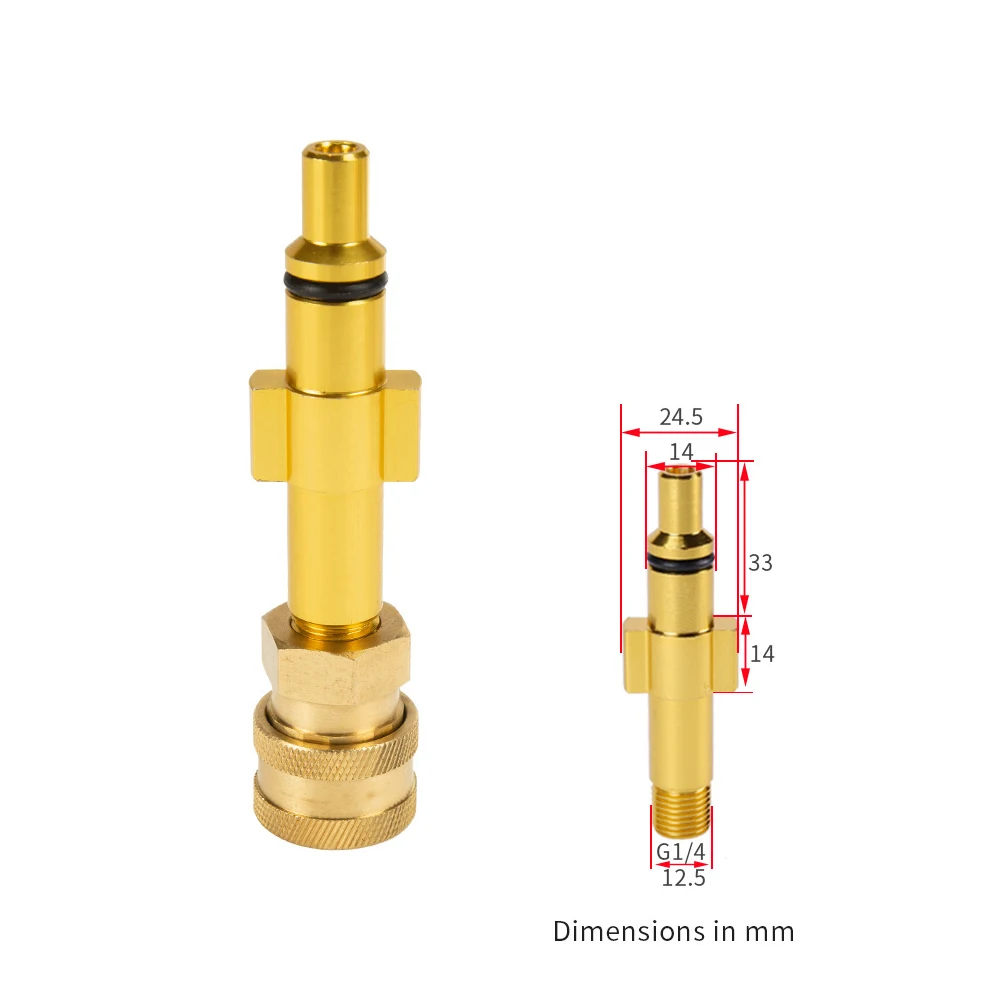 High Pressure Washer Snow Foam Lance Adapter Foam Cannon Foam Nozzle Converting Connectors