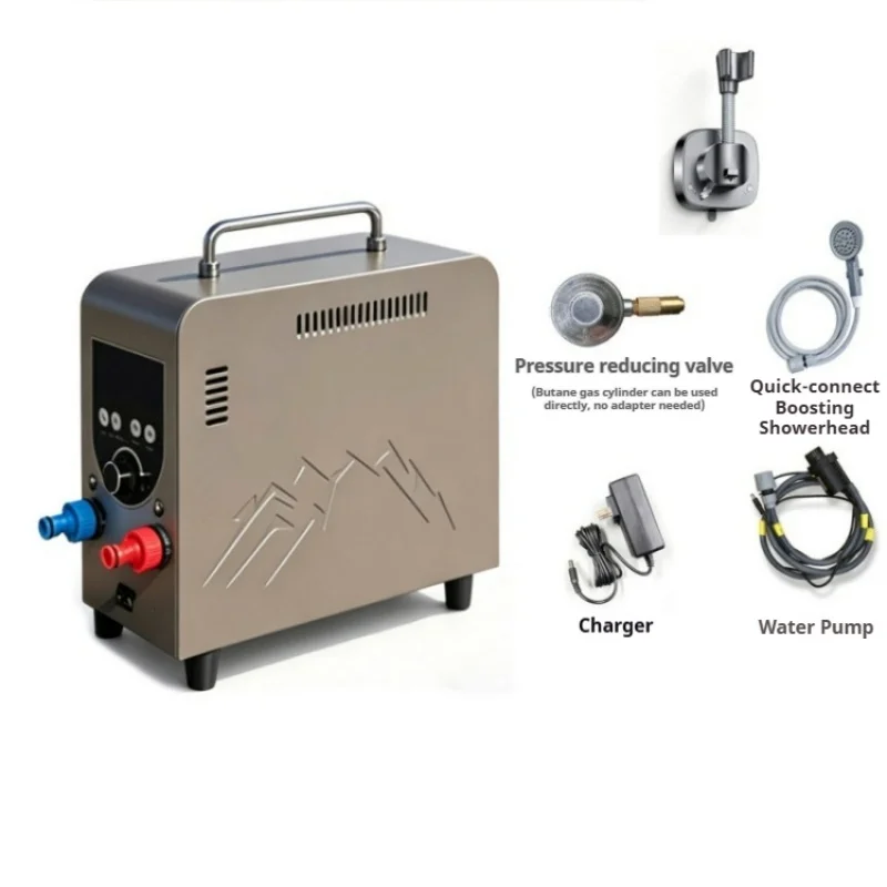 Portable Constant-temperature Water Heater Intelligent Control Showering Device for Outdoor Camping and Self-driving Trips