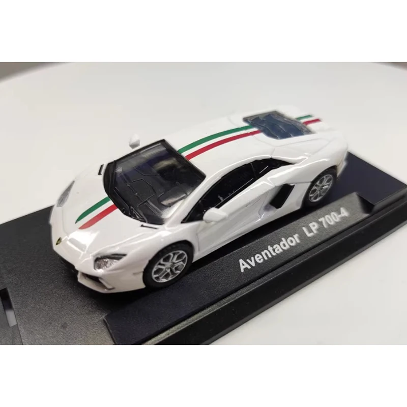 Supercoche Aventaor LP700-4 a escala 1:64 fundido a presión con caja de exhibición, modelo de coche de aleación, colección de juguetes, recuerdo, exhibición estática, regalo para niño