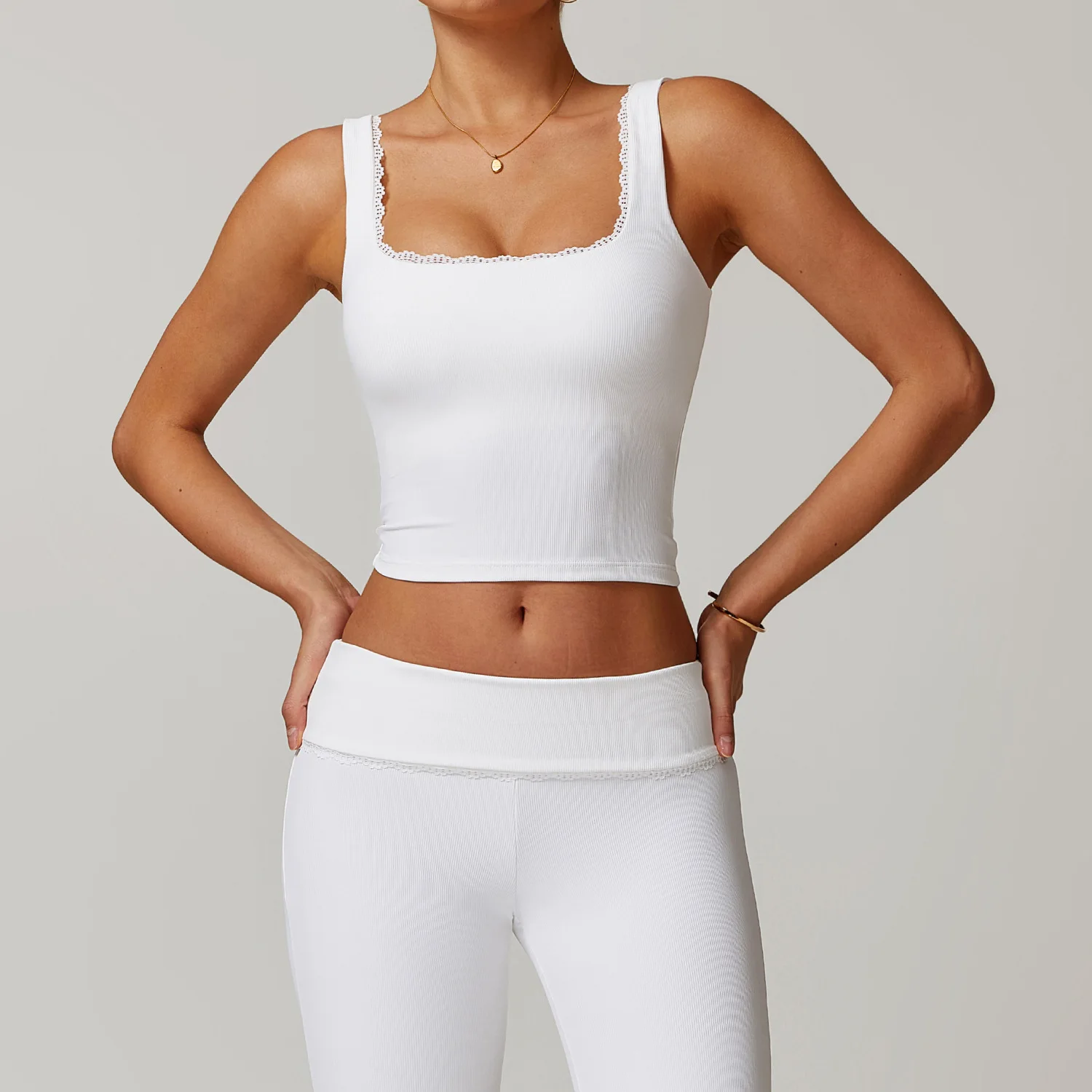 Women Compression Elastic Halter Neck Tummy Control Fitness Tank Tops New Fall Sexy Running Sports Bra Outdoor Yoga Bra image 3