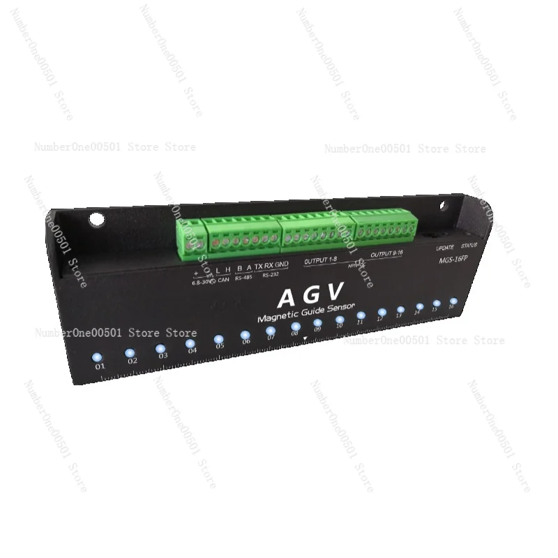 

AGV16-bit Magnetic Navigation Sensor MGS-16FP RS232/RS485/CAN/NPN-OC Switching IO