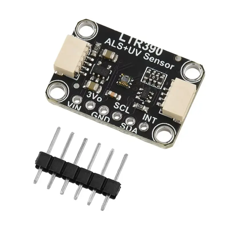 ABGI-2X LTR390 Sensore di luce UV da 300 Nm a 350 Nm Rilevamento raggi ultravioletti UV per il rilevamento della luce Esperimere meteorologiche I2C