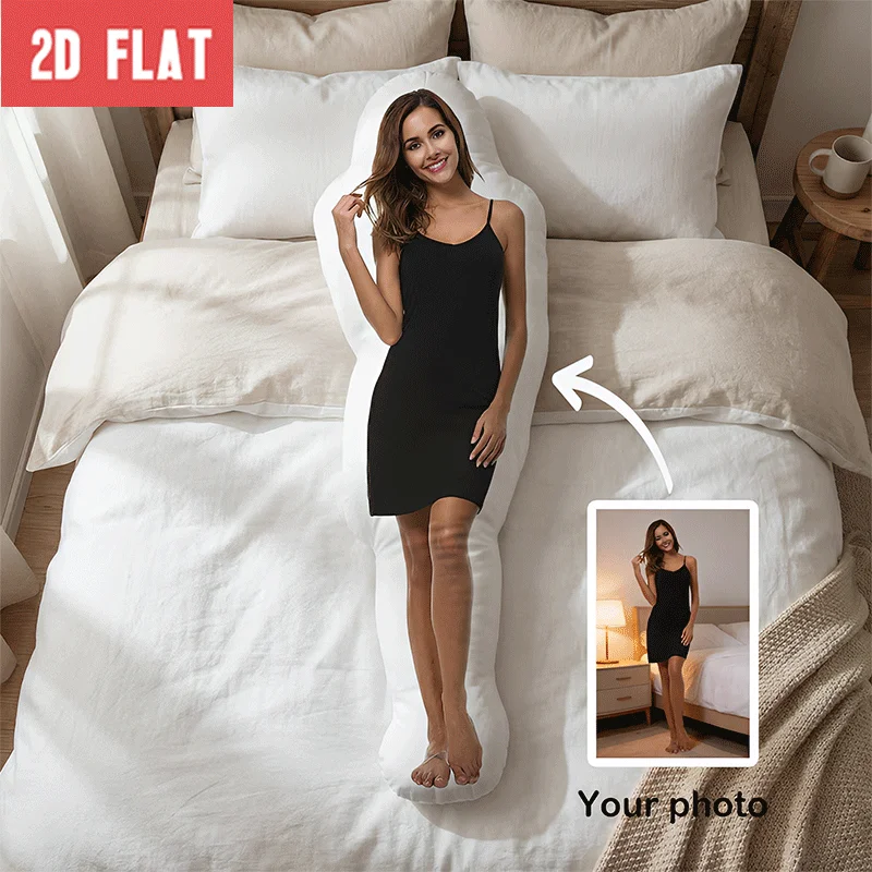 Personalized Photo Face Pillow - Customizable with Exclusive Avatar Styling Pillow, Large Huggable Size, Suitable as Couple Gift
