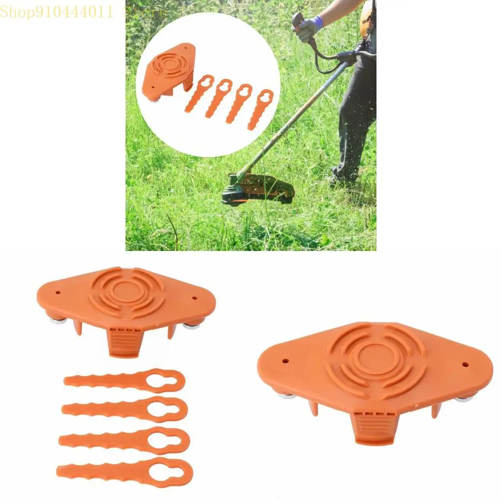 

28GF Quick Release Trimmer Head With Fixed Double Blade Suitable for Lawn Mower Models Yard Maintenance Gardening Equipment
