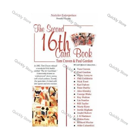 

Вторая 16-я карточная книга, том 1, автор Пол Гордон и Том Креквен, фокусы (мгновенная загрузка) Быстрая отправка