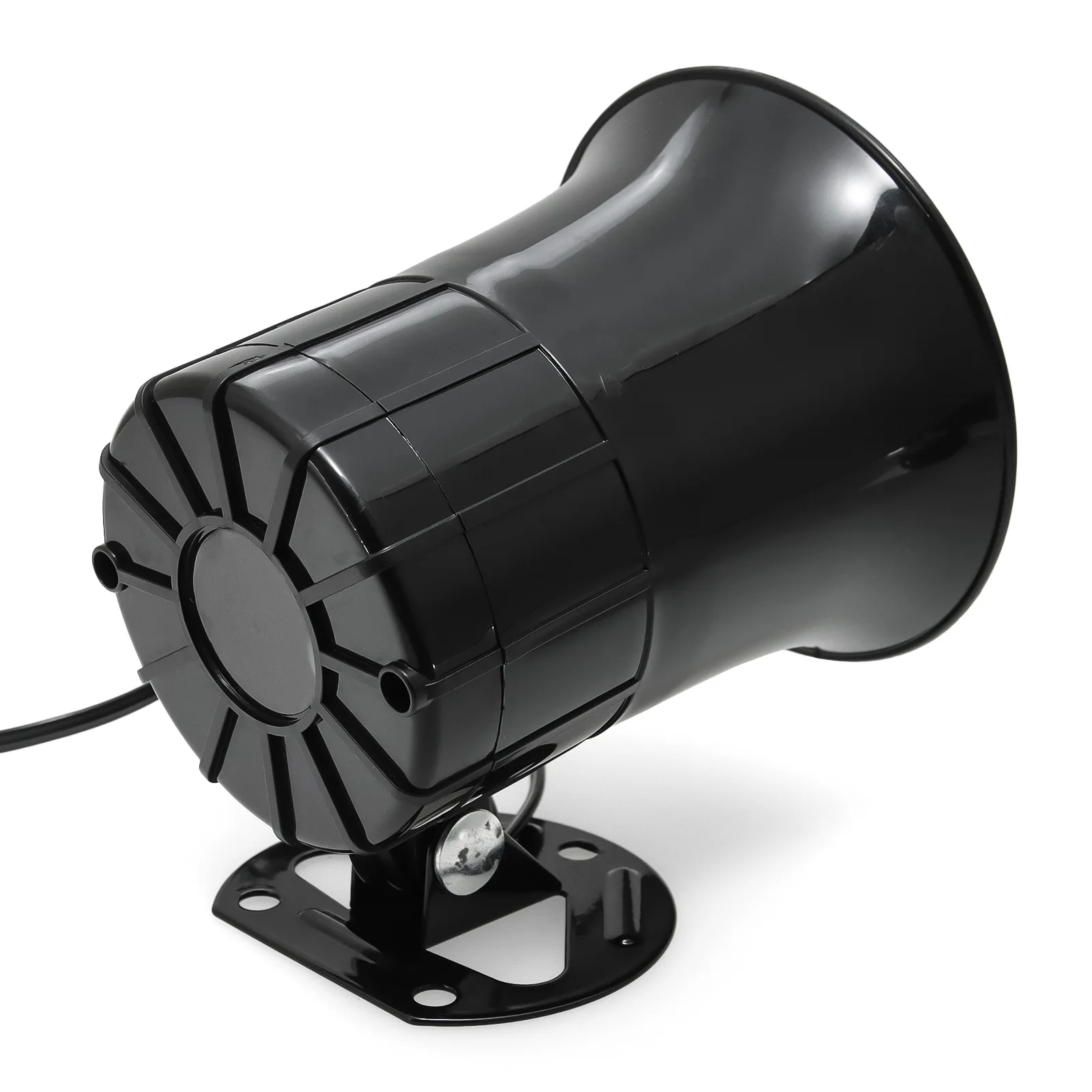 AD 12 فولت الشرطة صفارة الإنذار الهواء القرن مكبر الصوت 3 لهجة آلة تنبيه السيارة مكبر للصوت في حالات الطوارئ آلة تنبيه السيارة مكبرات الصوت بصوت عال #5