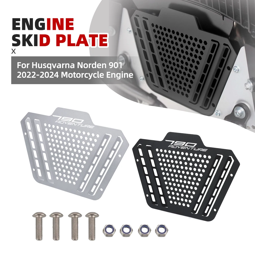 

For Husqvarna Norden 901 2022-2023-2024 Motorcycle Engine Guard Cover Crap Flap Protector For 790 890 ADV 790 890 Adventure R/S