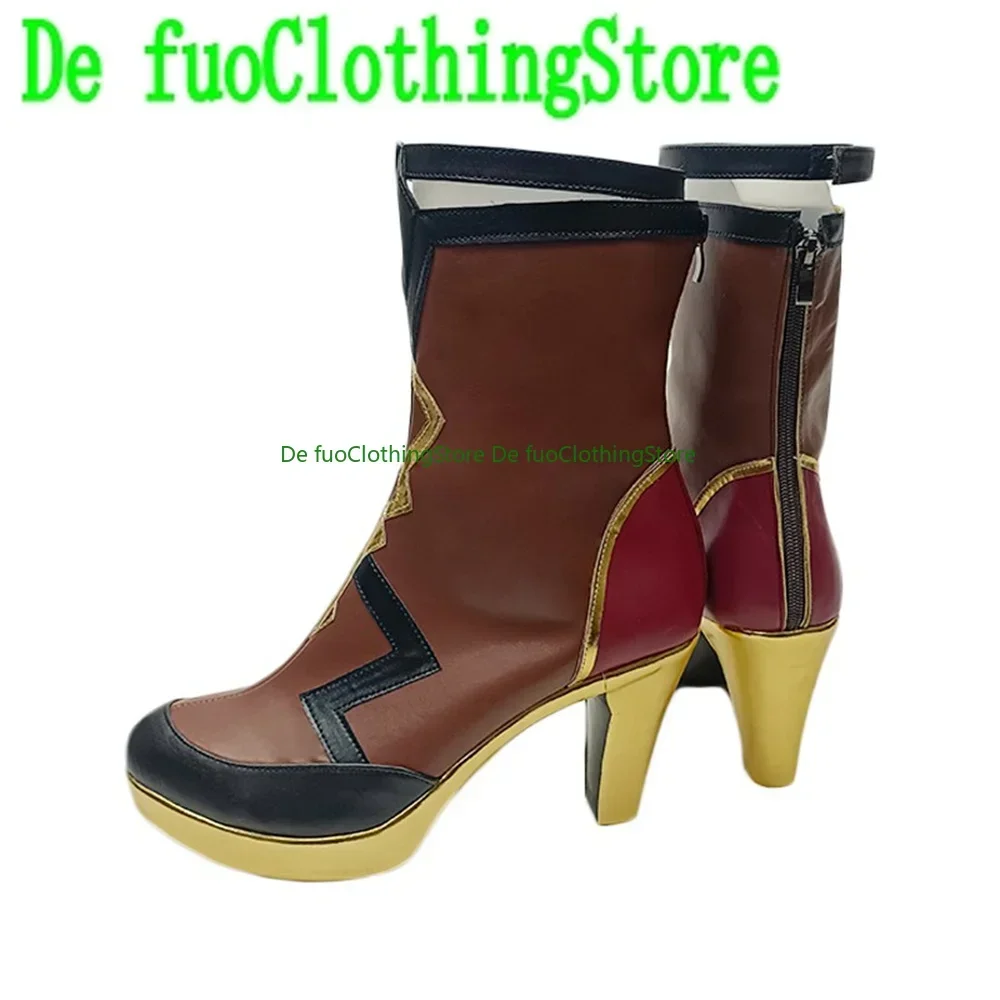 Honkai Impact 3 Eden Cosplay Shoes Boots Game Anime Halloween Christmas DefuoClothing Shoes Store