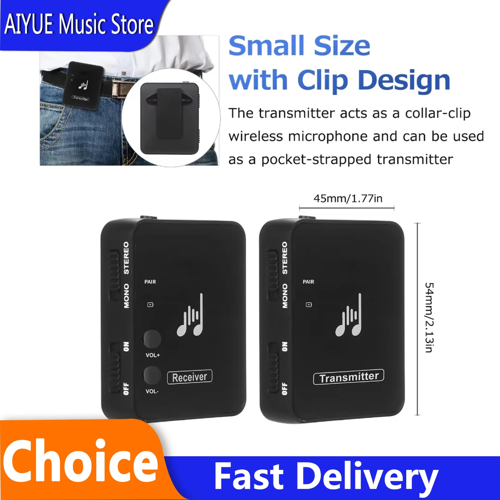 m-vave-wp-10-guitar-wireless-earphone-monitor-transmission-system-24ghz-transmitter-receiver-support-stereo-recording-monos