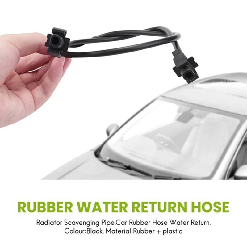 2Pcs Car Rubber Hose Water Return Radiator Scavenging Pipe For Peugeot/Citroen 1323Y2