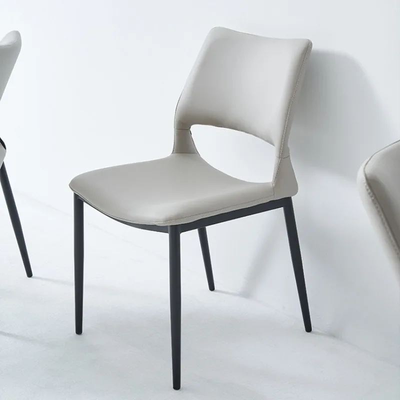 Internet celebrities with the same Nordic dresser desk chair study backrest Italian minimalist light luxury dining chair home ma
