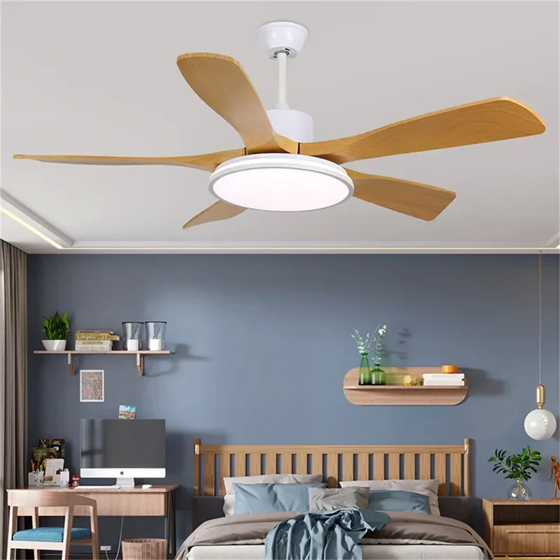 CEDRIC Modern Fan Light Luxury Living Room Restaurant Bedroom Study LED Ceiling Fan Light Remote Electric Fan Light