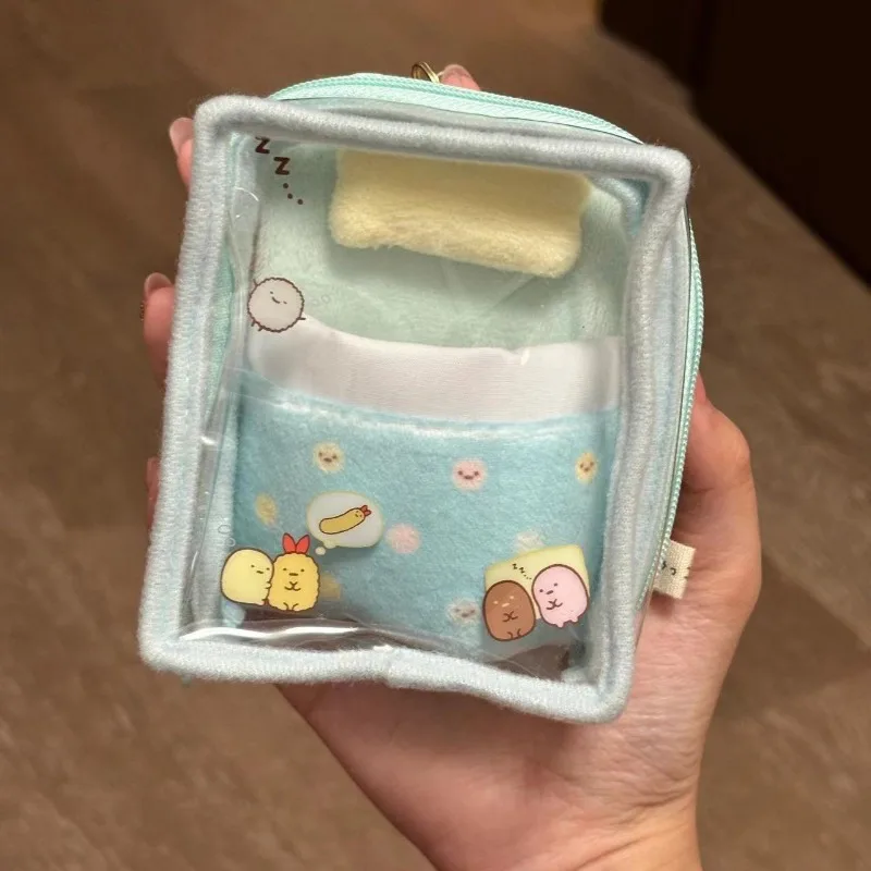 Kawaii Cute Sumikkogurashi Crossbody Small Bag Doll Storage Display Bag Pvc Transparent Badge Display Bag Cartoon Gift for Girls