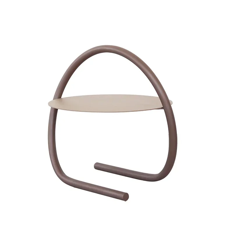 Japanese-style tatami, simple and modern small household leisure edge, metal assembled small tea table