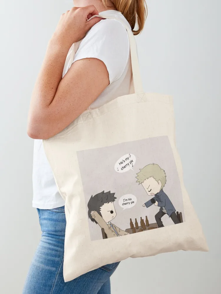 He is my cherry pie Tote Bag shoping bag custom tote bag Women's bags shopping