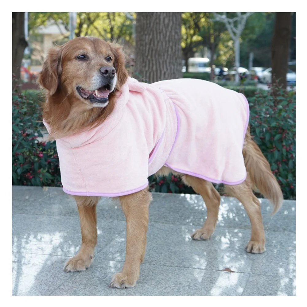 

Pet bathrobe, dog bathrobe, bath towel, super large and highly absorbent, quick-drying towel for cats and dogs when bathing