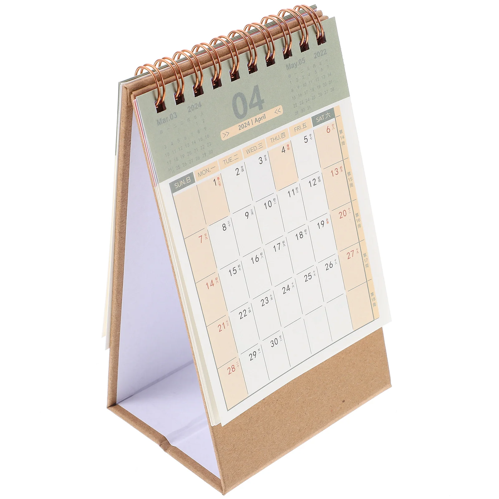 

Calendar Office Decor 2024 Mini Desk Standing Flip Table Easel Pearl Countdown Decorative