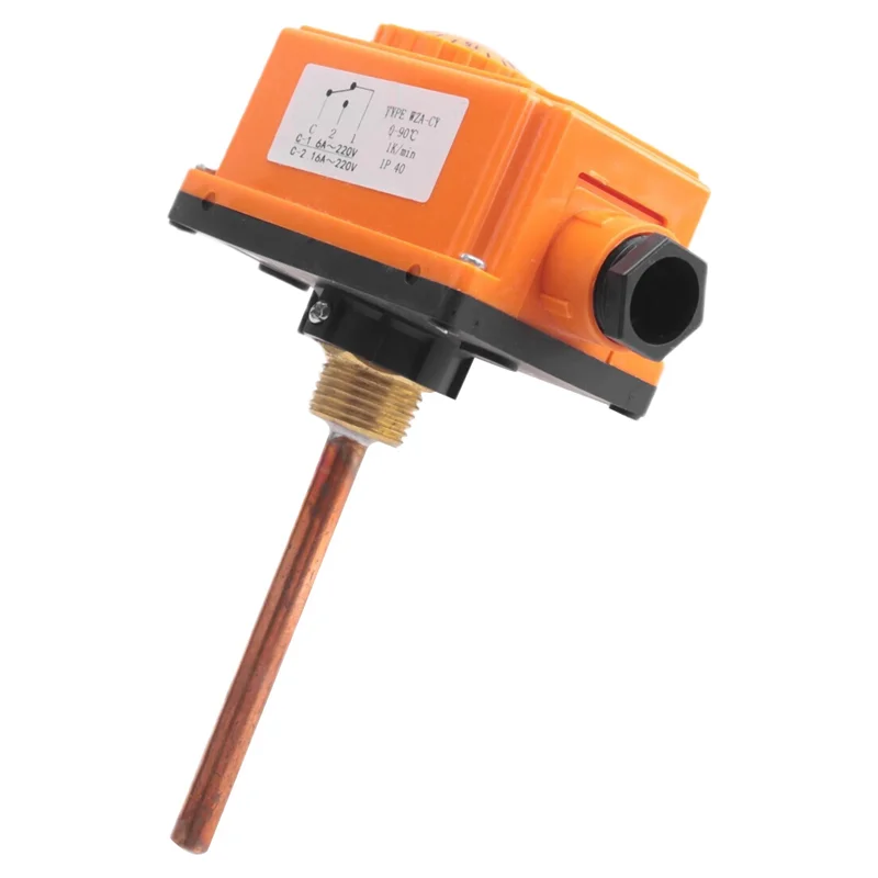 ABVT-3X G1/2 ذكر الموضوع أنابيب الماء الساخن أداة تحكم في درجة الحرارة بالترموستات 90 درجة مئوية ارتفاع درجة الحرارة بدء نظام التدفئة #2