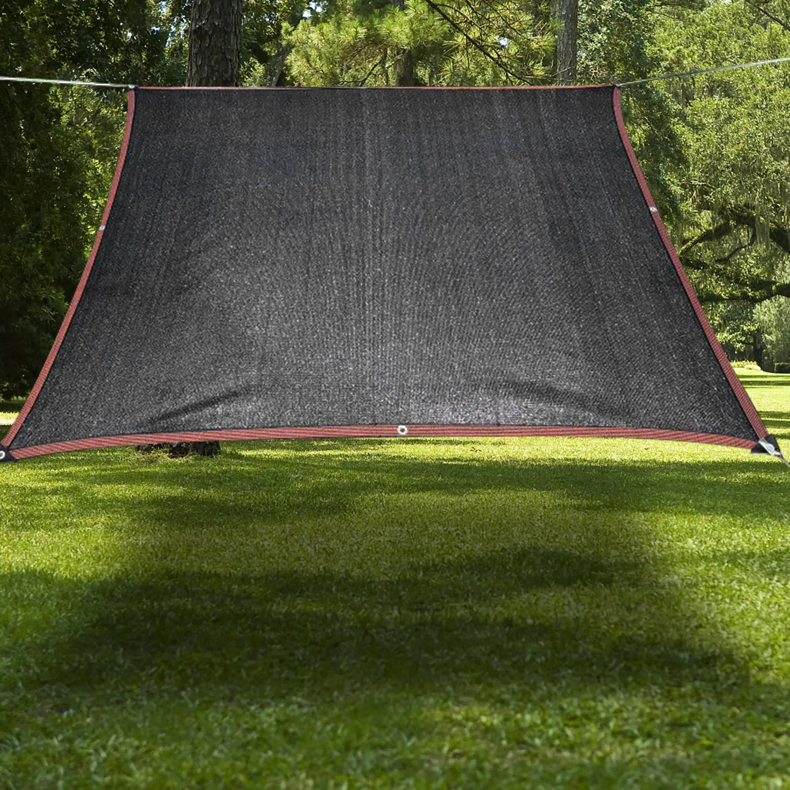 Black Outdoor Sun Shade Cloth Thickened Shade Sail UV Protection Canopy for Patio Garden