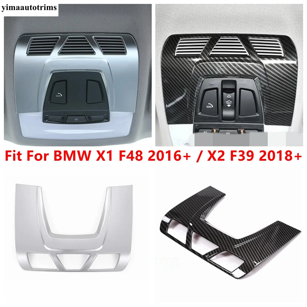 

Reading Lights Lamps Frame Cover Trim Carbon Fiber / Matte Accessories Interior For BMW X2 F39 2018 - 2021 / X2 F39 2018 - 2021