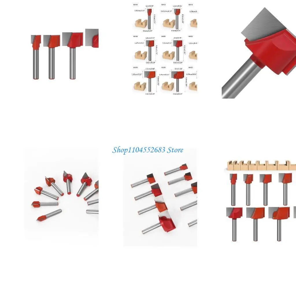 

Y6GD 6MM Shank Cleaning Bottom Bit Router Bit Woodworking Milling Cutter